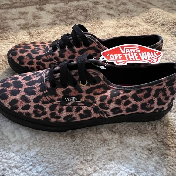 Vans Shoes - SOLD Leopard Vans nwt